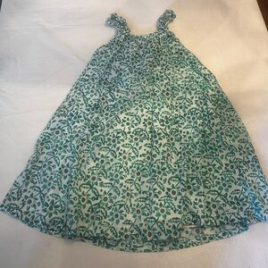 Crewcuts Green Floral Kids Casual Dress